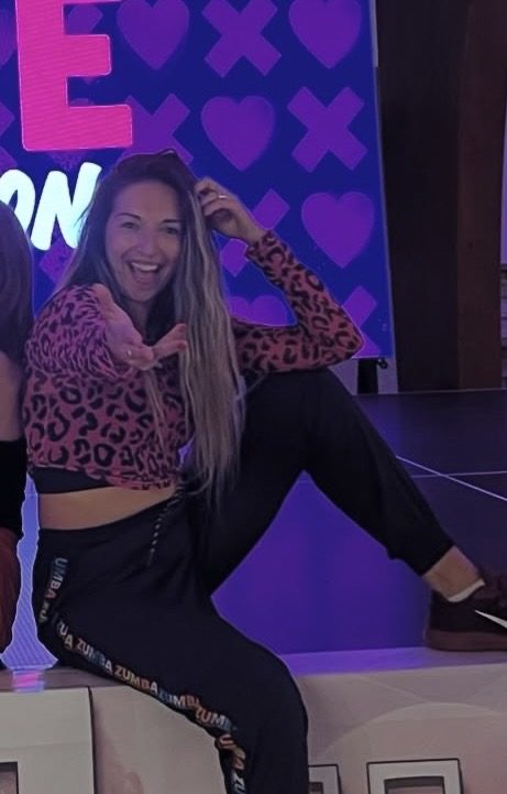 Milica Koričanac na Zumba nastupu